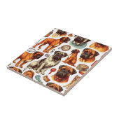Carreau Bullmastiff rétro (Côté)