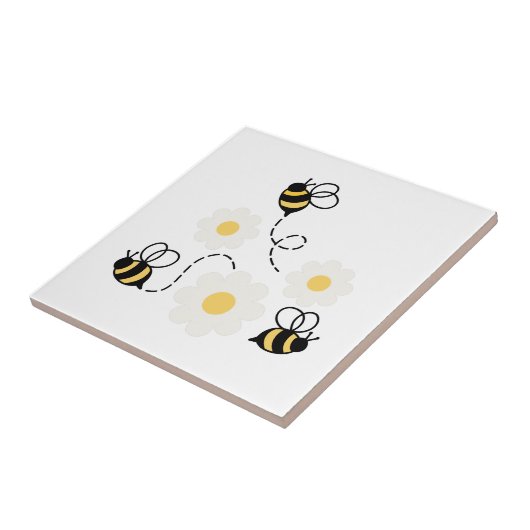 Carreau Bumble Bee Daisers (Côté)