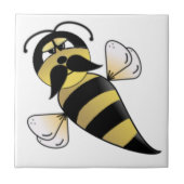 Carreau Bumble Bee with Mustache (Devant)