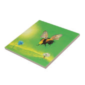Carreau Bumblebee survolant le pré (Côté)
