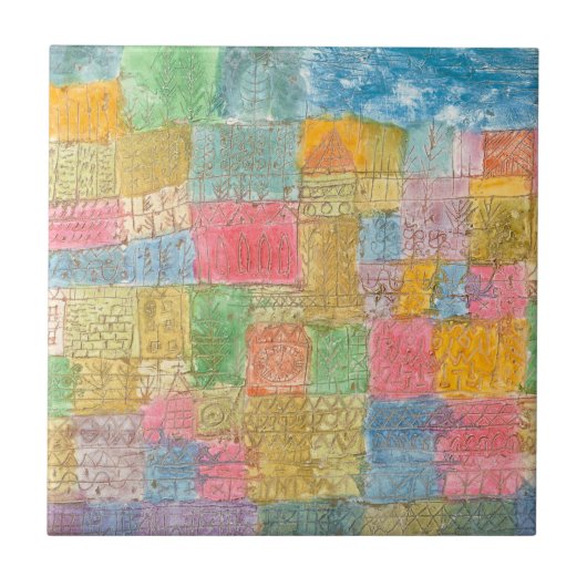 Carreau Bunte Landschaft - Paul Klee (Devant)
