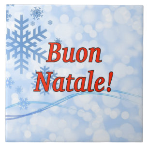 Carreau Buon Natale ! Joyeux Noël dans le rf italien