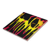 Carreau burons et éperons et bacchanal (Côté)