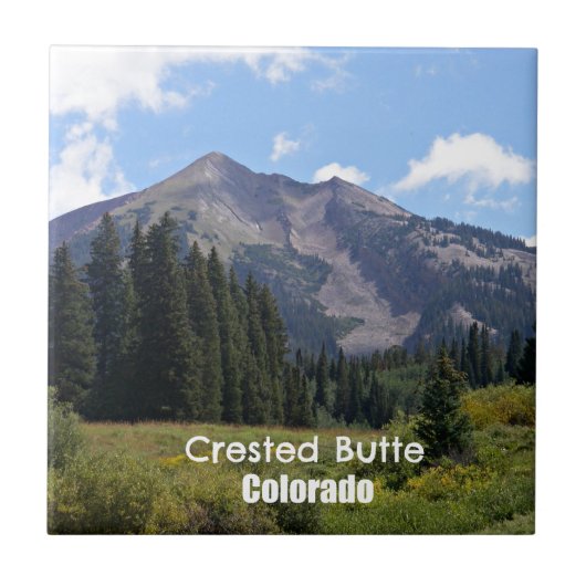 Carreau Butte au pilon, Colorado (Devant)