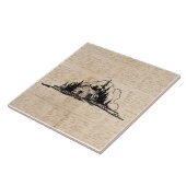 Carreau Cabine Russe de bois de bois de forêt naturelle Sc (Côté)