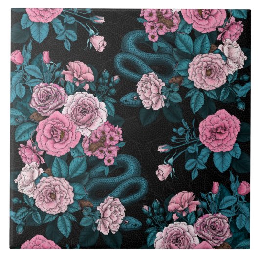 Carreau Caché en rose 2 (Devant)