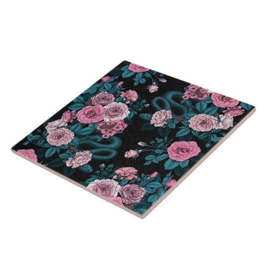 Carreau Caché en rose 2 (Côté)