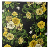 Carreau Caché en rose, jaune et vert (Devant)