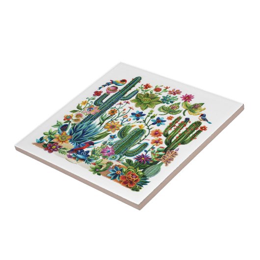 Carreau Cactus crescendo (Côté)