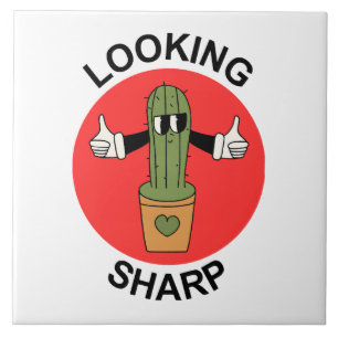 Carreau Cactus de jeu de mots pointu