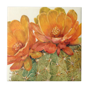 Carreau Cactus Orange Blossoms
