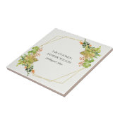 CARREAU CACTUS SUCCULENT COULEUR D'EAU FLORALE CACTUS ENRE (Côté)