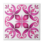Carreau Cadavre mexicaine rose pour mariage imprimé<br><div class="desc">Hot Pink magenta Espagnol Mexicain Talavera carreaux mariage élégant faveurs céramiques imprimés carreaux,  couleurs vives audacieuses moderne Mexicaine Espagnol Hacienda style mariage couleur vive céramique carreaux mariage faveurs</div>