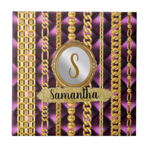 Carreau Cadeau Anniversaire customisé Pour Femme, Ami, Soe