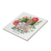 Carreau Cadeau commémoratif pour la perte de la mère PHOTO (Côté)