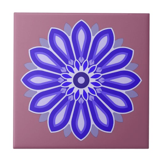 CARREAU CADEAU DE FLEURS POUR LA FILLE DE MÈRE AMIE DE SOE (Devant)