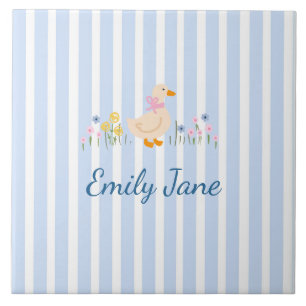 Carreau Cadeau de Naissance Baby Shower Baptême Personnali