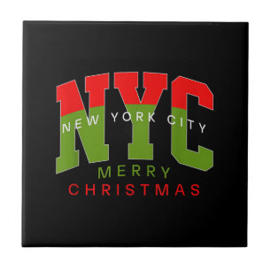 Carreau Cadeau de voyage de Noël à New York City New York