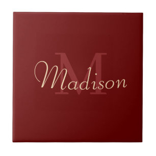 Carreau Cadeau personnalisé pour femme de chambre, Mariage