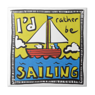 Carreau Cadeau pour un marin ou un plaisancier