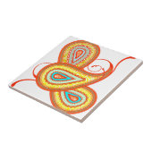 Carreau Cadeaux à la menthe orange jaune moderne (Côté)