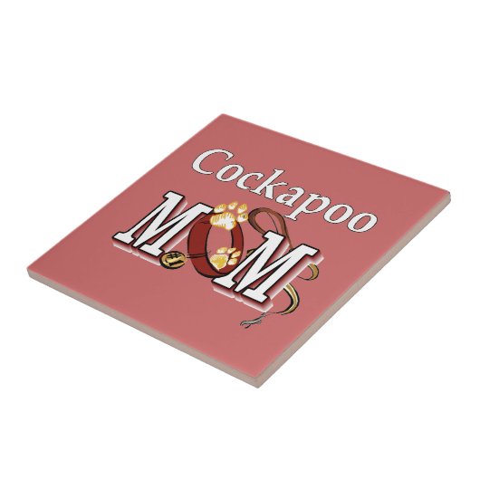 Carreau Cadeaux de maman Cockapoo (Côté)