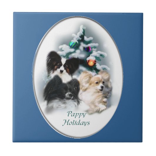Carreau Cadeaux de Noël Papillon (Devant)
