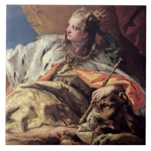 Carreau Cadeaux de offre de Neptune vers Venise (fresque