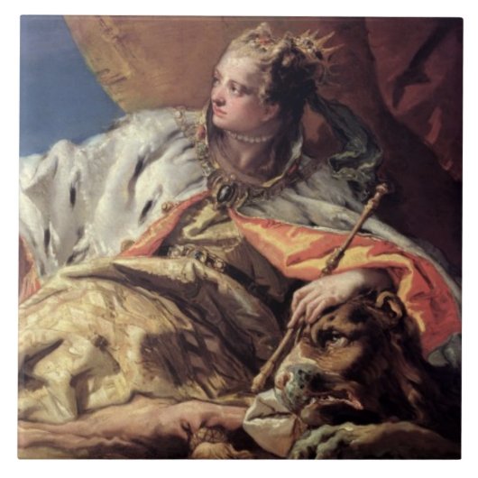 Carreau Cadeaux de offre de Neptune vers Venise (fresque (Devant)