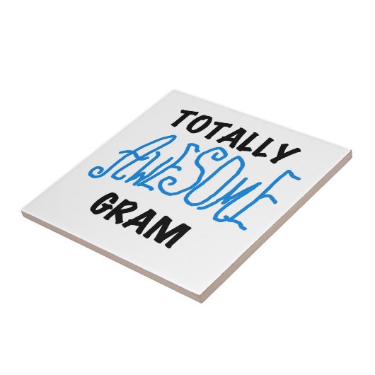 Carreau Cadeaux Gram Bleu Totalement géniaux (Côté)