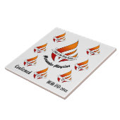 Carreau Cadeaux personnalisés de l'Esprit Saint Confirmati (Côté)