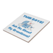 Carreau Cadeaux Twin Boy Grandsons (Côté)