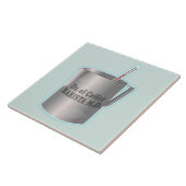 Carreau Café Barista faisant drôle docteur (Côté)