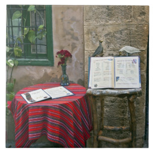 Carreau Café de trottoir, La Canée, Crète, Grèce
