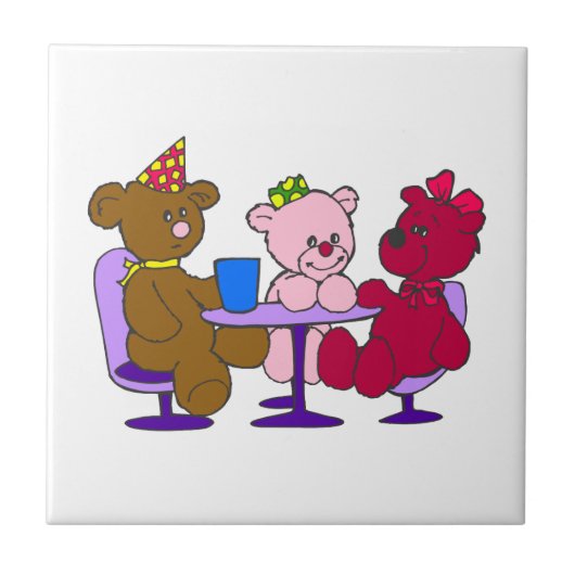 Carreau Café d'ours de nounours (Devant)