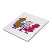 Carreau Café d'ours de nounours (Côté)