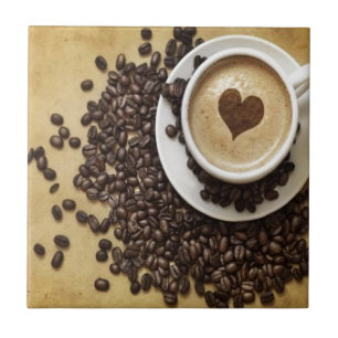 Carreau Café et amour