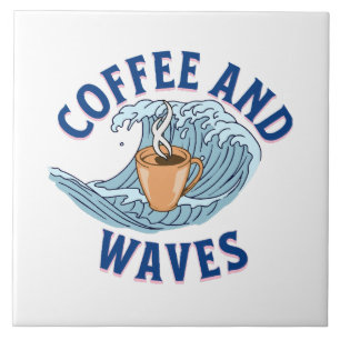 Carreau Café et vagues