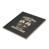 Carreau Café Halloween Fraîchement Infusé (Côté)