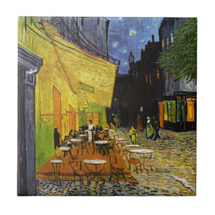 Carreau Café Terrasse à Night Van Gogh