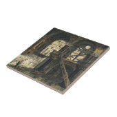 Carreau Cage d'escalier dans une Chambre de la (Côté)