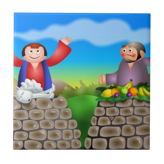 Carreau Caïn et Abel (Devant)