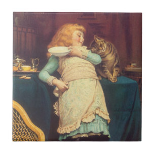 Carreau Cajolerie est mieux que taquinerie Charles Burton 