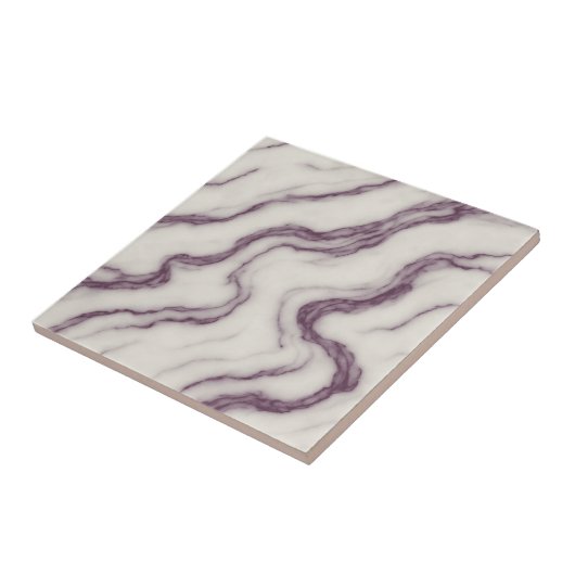 Carreau Calacatta Viola – Luxurious Burgundy Marble Tile (Côté)