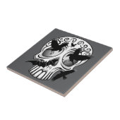 Carreau Calaveras décoratives Halloween (Côté)