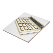 Carreau Calculatrice d'or (Côté)