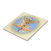 Carreau California Nurse Caduceus  (Côté)