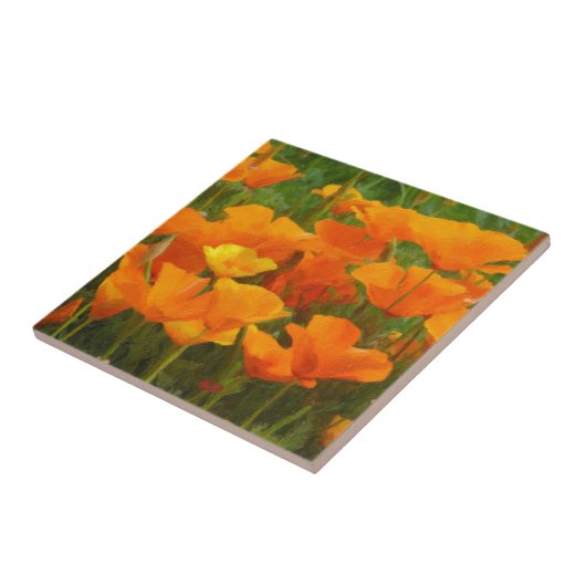 Carreau California poppy impastèque (Côté)