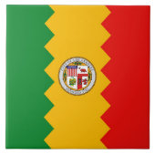 Carreau California State, Los Angeles Flag Tile (Devant)