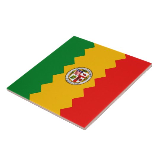 Carreau California State, Los Angeles Flag Tile (Côté)